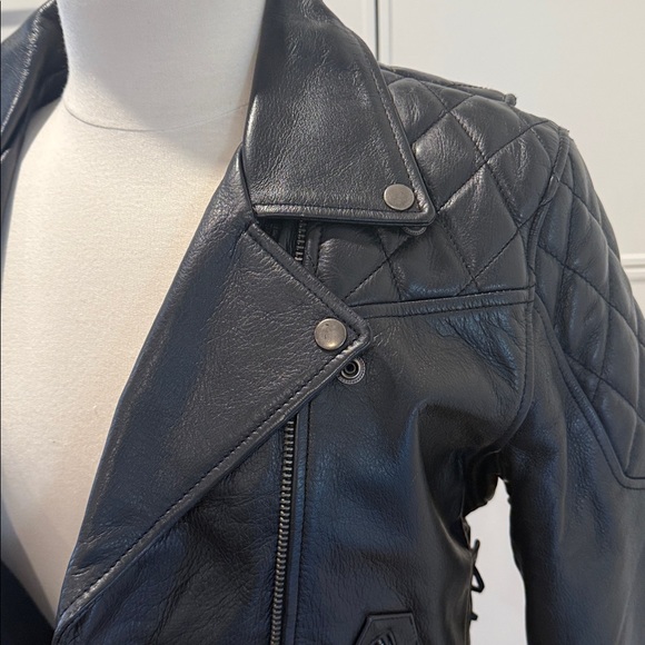 Chrome Gear Women's Black Leather Jacket - Picture 3 of 15